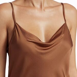 7 for all mankind // Cowlick neckline copper tank top